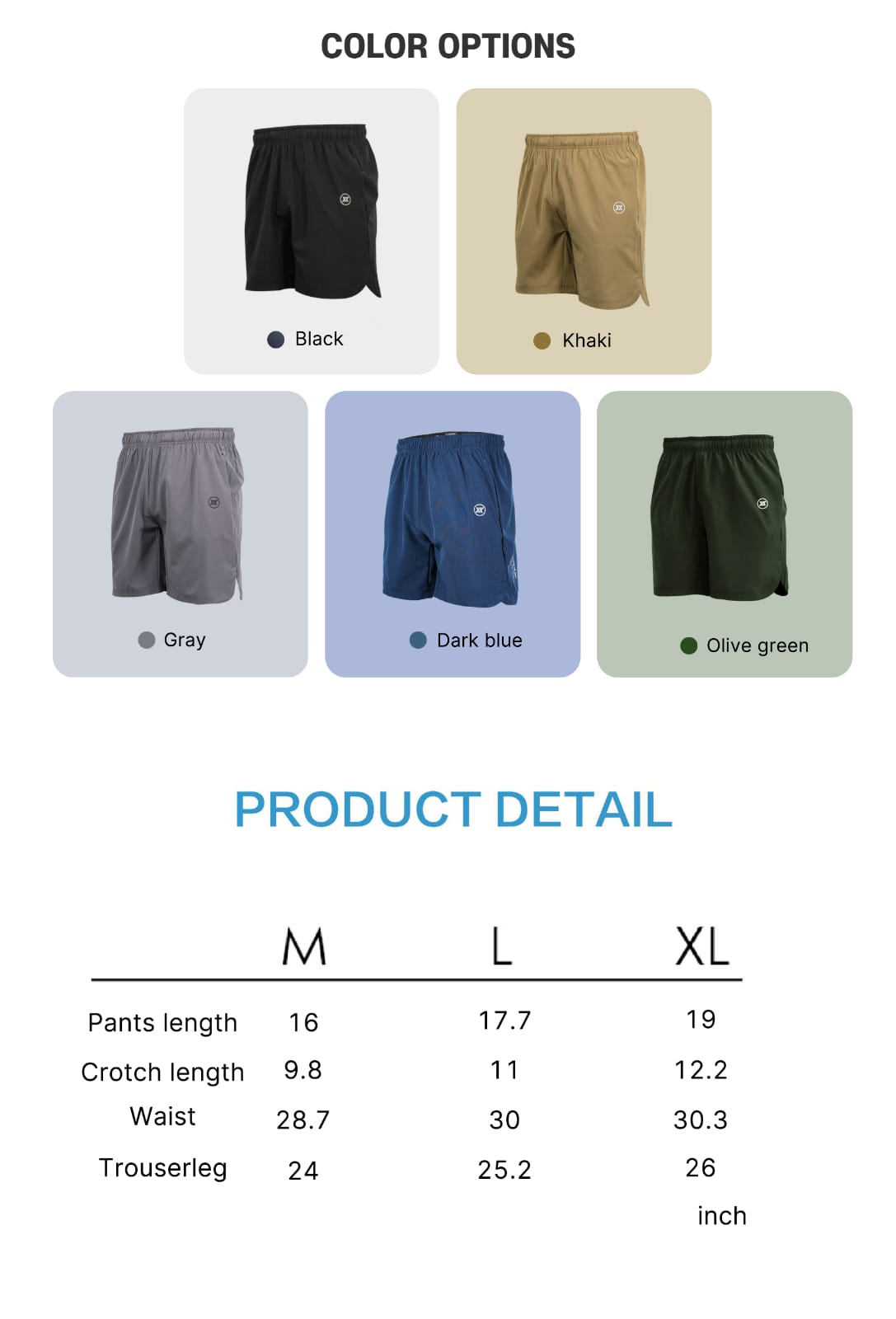 XPODIUM TRAINING SHORTS